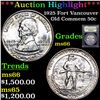 Image 1 : ***Auction Highlight*** 1925 Fort Vancouver Old Commem Half Dollar 50c Graded GEM+ Unc By USCG (fc)