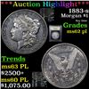 Image 1 : ***Auction Highlight*** 1883-s Morgan Dollar 1 Graded Select Unc PL BY USCG (fc)