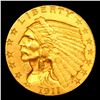 Image 2 : ***Auction Highlight*** 1911-d Strong D Gold Indian Quarter Eagle 2.5 Graded Select Unc By USCG (fc)