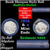 Image 1 : Buffalo Nickel Shotgun Roll in old Bell Telephone Bank Wrapper 1914 & s Mint Ends