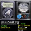 Image 1 : Proof 1995-s Civil War Modern Commem Dollar $1 Graded GEM++ Proof Deep Cameo By USCG