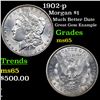 Image 1 : 1902-p Morgan Dollar $1 Grades GEM Unc