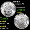 Image 1 : 1882-p Morgan Dollar $1 Grades GEM Unc