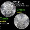 Image 1 : 1891-p Morgan Dollar $1 Grades Select Unc