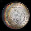 Image 3 : 1885-p Rainbow Toned Morgan Dollar $1 Grades Select+ Unc