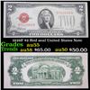 Image 1 : 1928F $2 Red seal United States Note Grades Choice AU