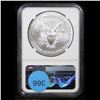 Image 3 : NGC 2018 Silver Eagle Dollar First Day Of Issue Signed By 'The Coinage Congressman' $1 Graded ms70 B
