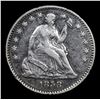 Image 2 : 1858-p Seated Liberty Half Dime 1/2 10c Grades vf details
