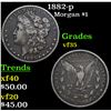 Image 1 : 1882-p Morgan Dollar $1 Grades vf++