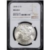 Image 2 : NGC 1898-o Morgan Dollar $1 Graded ms65+ By NGC