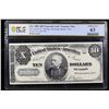 Image 2 : PCGS 1890 $10 Bureau of Engraving & Printing Treasury Note Graded cu64 PPQ By PCGS