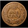 Image 3 : 1860 Indian Cent 1c Grades vg+
