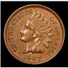 Image 2 : 1907 Indian Cent 1c Grades Choice AU/BU Slider