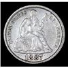 Image 2 : 1887-p Seated Liberty Dime 10c Grades Select AU