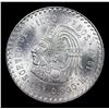 Image 2 : 1947-Mo 5 ESTADOS UNIDOS MEXICANOS 5 Pesos Mexican Silver Pesos KM-645 Aztec Chief  Grades Select Un