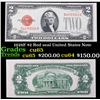 Image 1 : 1928F $2 Red seal United States Note Grades Gem CU