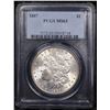 Image 2 : PCGS 1887-p Morgan Dollar $1 Graded ms63 By PCGS