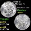 Image 1 : 1885-o Morgan Dollar $1 Grades Choice+ Unc