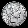 Image 2 : 1915-d Barber Quarter 25c Grades Choice AU
