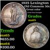 Image 1 : 1925 Lexington Old Commem Half Dollar 50c Grades GEM Unc