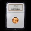 Image 2 : ***Auction Highlight*** NGC 1955-d Lincoln Cent 1c Graded ms66 rd By NGC (fc)