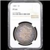 Image 2 : Proof ***Auction Highlight*** 1881 Morgan Dollar 1 Graded pr64 By NGC (fc)