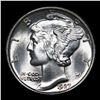 Image 2 : ***Auction Highlight*** 1927-p Mercury Dime Near Top POP! 10c Graded ms67+ FSB By SEGS (fc)