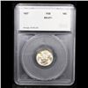 Image 4 : ***Auction Highlight*** 1927-p Mercury Dime Near Top POP! 10c Graded ms67+ FSB By SEGS (fc)