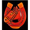 Image 1 : Bakelite Horse & Horseshoe Pin.