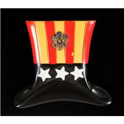 Bakelite Uncle Sam Hat Pin.