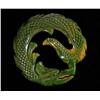 Image 1 : Bakelite Green Dragon Pin.