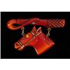Image 1 : Bakelite Whip & Horse Pin.