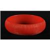 Image 1 : Bakelite Red Geometric Bracelet.