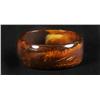 Image 1 : Bakelite Marbleized Brown Bracelet.