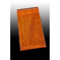 Bakelite Carved Craft Notepad.