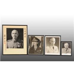 Lot of 11: Signed WWII General Photographs.