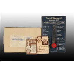 Tom Mix Telegraph Signal Set.