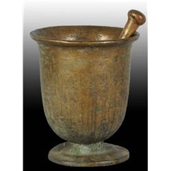 Brass Mortar & Pestle.