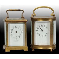 Lot of 2: Carriage Clocks.