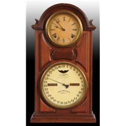 Walnut Ithaca Calendar Clock.