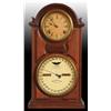 Image 1 : Walnut Ithaca Calendar Clock.