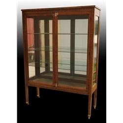 Oak China Electric Display Cabinet.