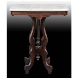 Marble Top Victorian Table.