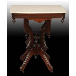 Marble Top Victorian Table.