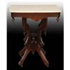 Image 1 : Marble Top Victorian Table.