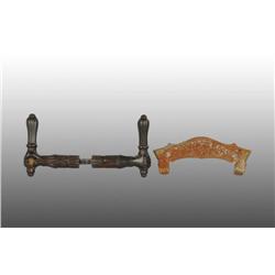 Lot of 2: Cast Iron Toilet Paper Roll Holders.