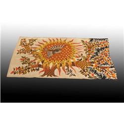 Wool Man Ray "DAWN" Tapestry.