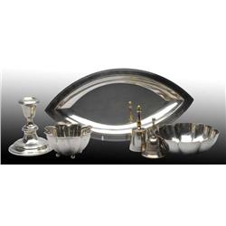 Lot of 6: Assorted Silver Pieces.