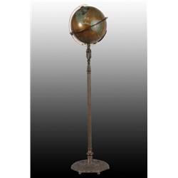 Bronze Globe Adjustable Reading Light.