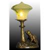 Image 2 : Austrian Bronze Frog and Toadstool Lamp.